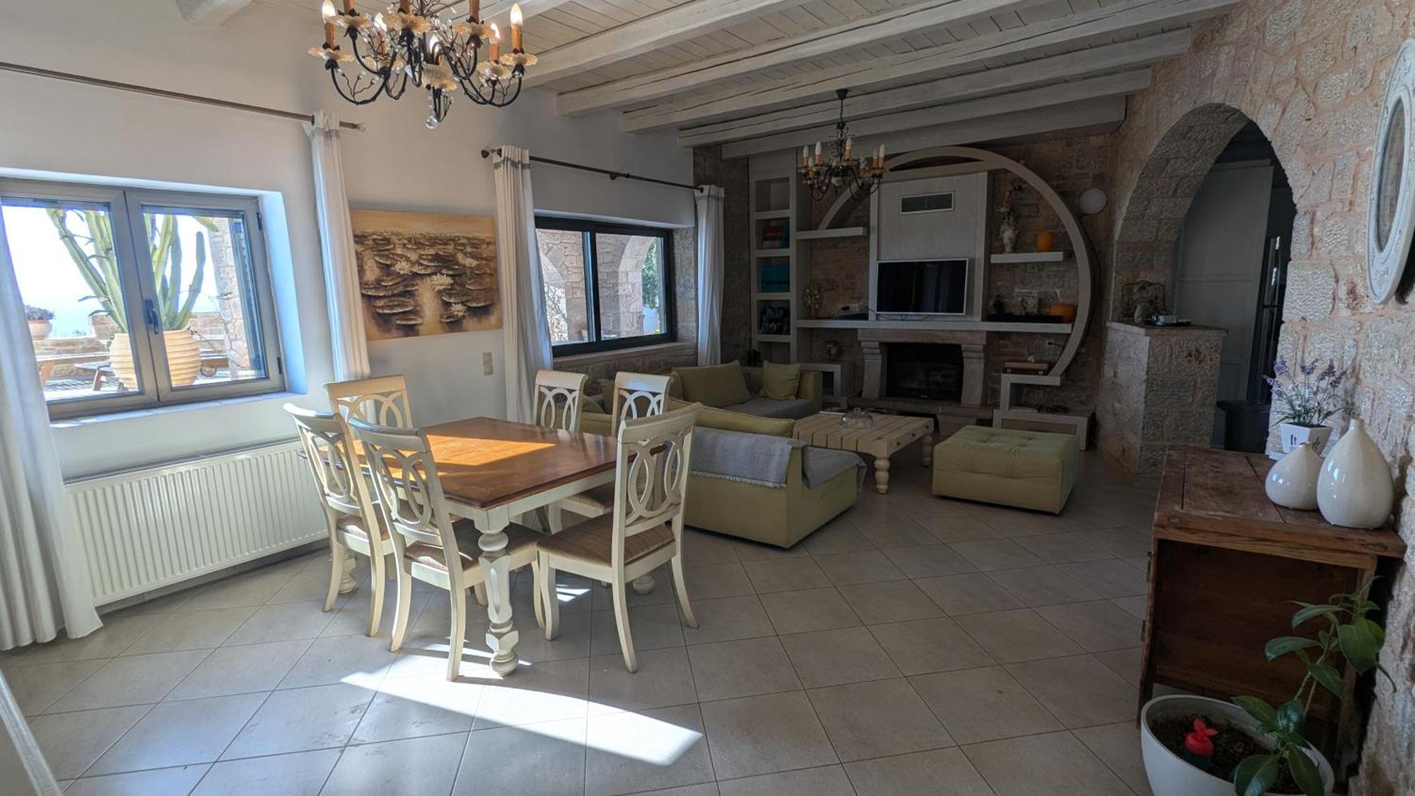 Magnificent, Authentic Private Villa And The Guest House Kardhamili Exterior foto
